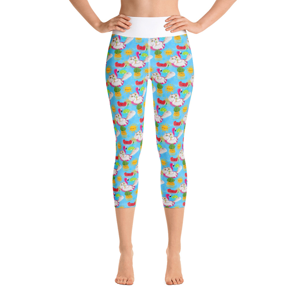 Women's Super Soft Casual Capri Leggings, Space Dyed Comfy Athletic Leggings,  Yoga Pants, Loungewear, Funky Colors, Gift for Her, S/M-L/XL -   Australia