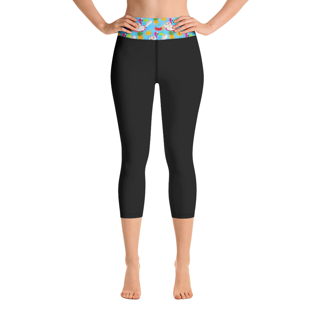 Buy T Party Women's Yoga Capri Pants,Black,Medium Online at  desertcartSeychelles